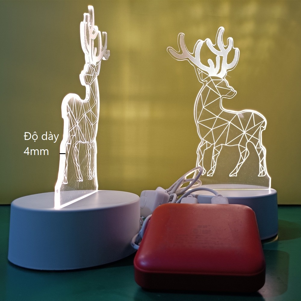 Đèn ngủ 3d để bàn nhiều mẫu hình cute, đèn ngủ led decor trang trí phòng ngủ đẹp