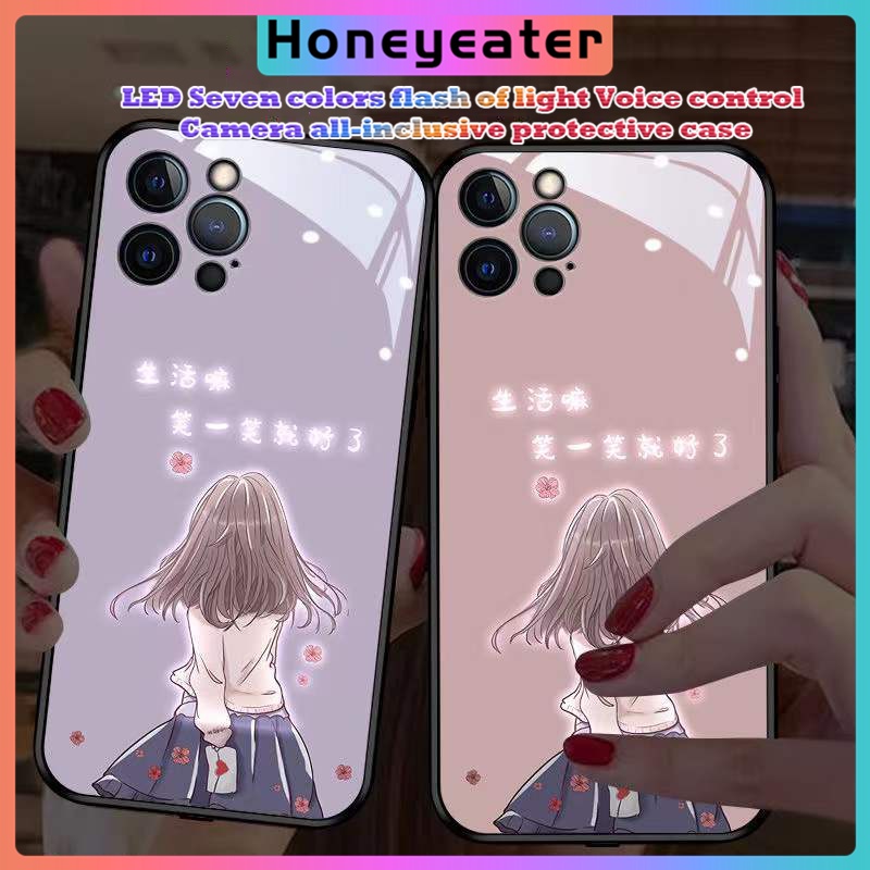 Ốp Điện Thoại Họa Tiết Cô Gái Dễ Thương Dành Cho IPhone 13 12 11 XS Pro Max