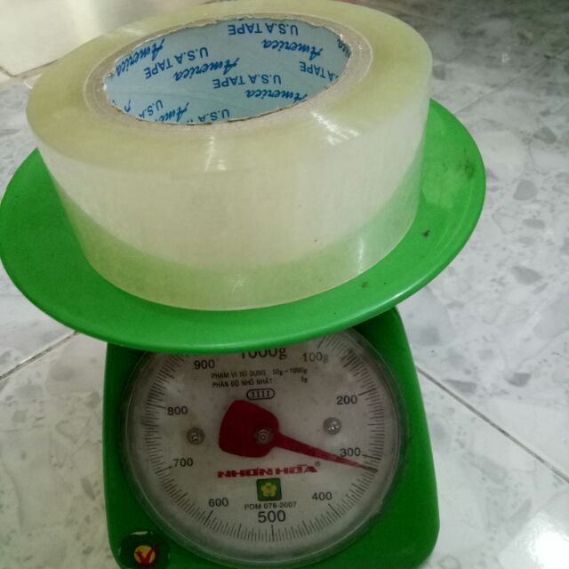 Băng keo trong và vàng 200yard