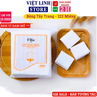 Bông tẩy trang 3 lớp - Cotton Pads (Túi loại 222 miếng ) - Việt Linh Store