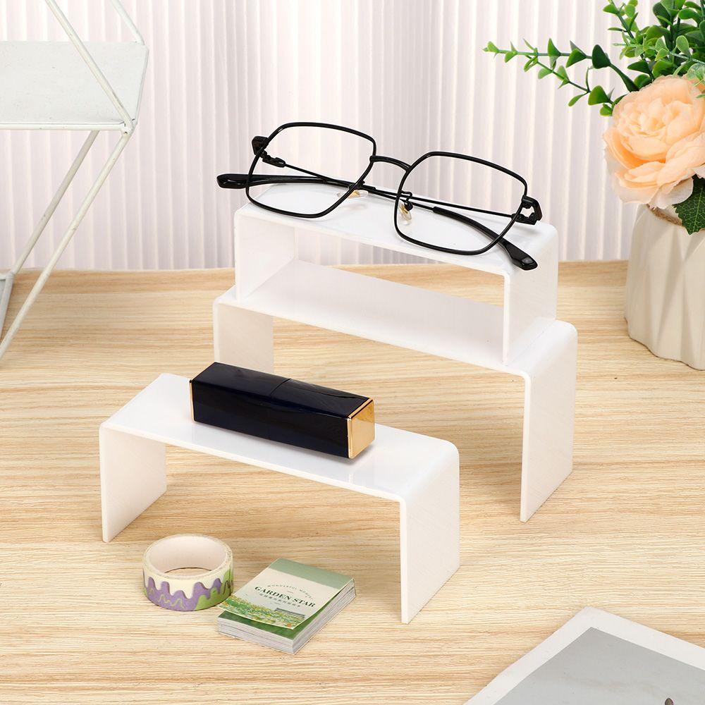 Kệ Trưng Bày Bánh Kẹo Hình Chữ U Màu Đen Bằng Acrylic Trong Suốt