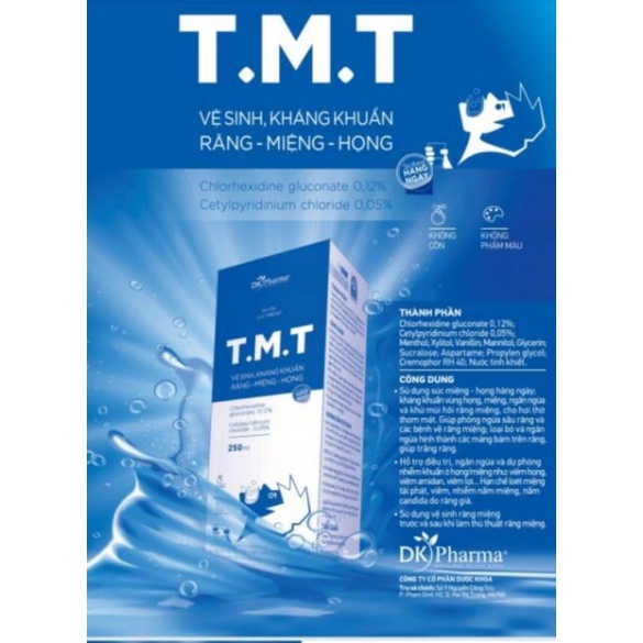 Nước súc miệng họng T.M.T