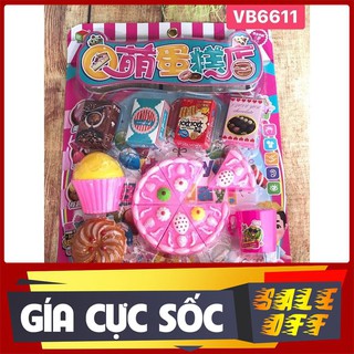 SALE ĐỒ CHƠI ĐỒ HÀNG - VỈ BÁNH KEM VÀ KẸO (M92593) Thế Giới Đồ Chơi