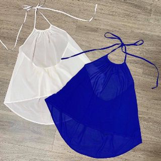 Áo yếm cột dây sau cổ vải voan mỏng