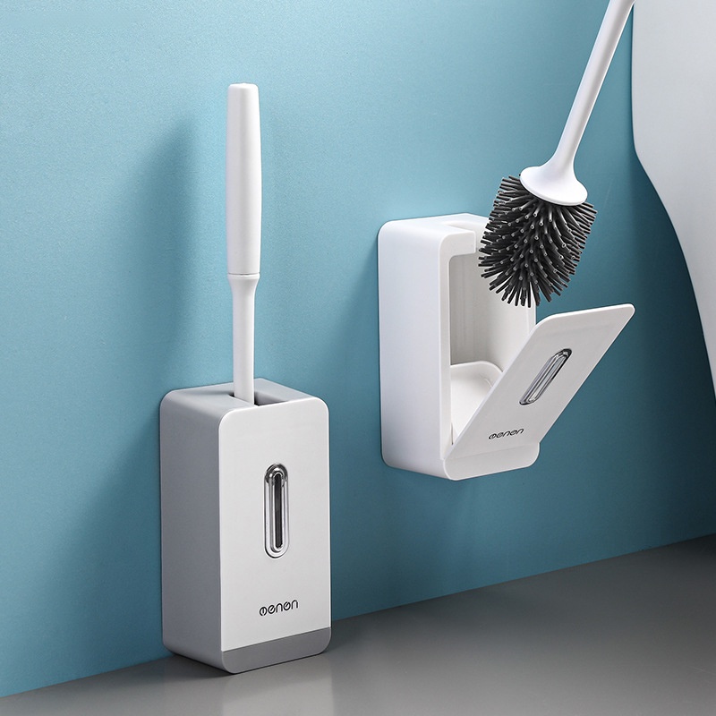 Bàn Chải Vệ Sinh Toilet Bằng Silicone TPR Tiện Dụng