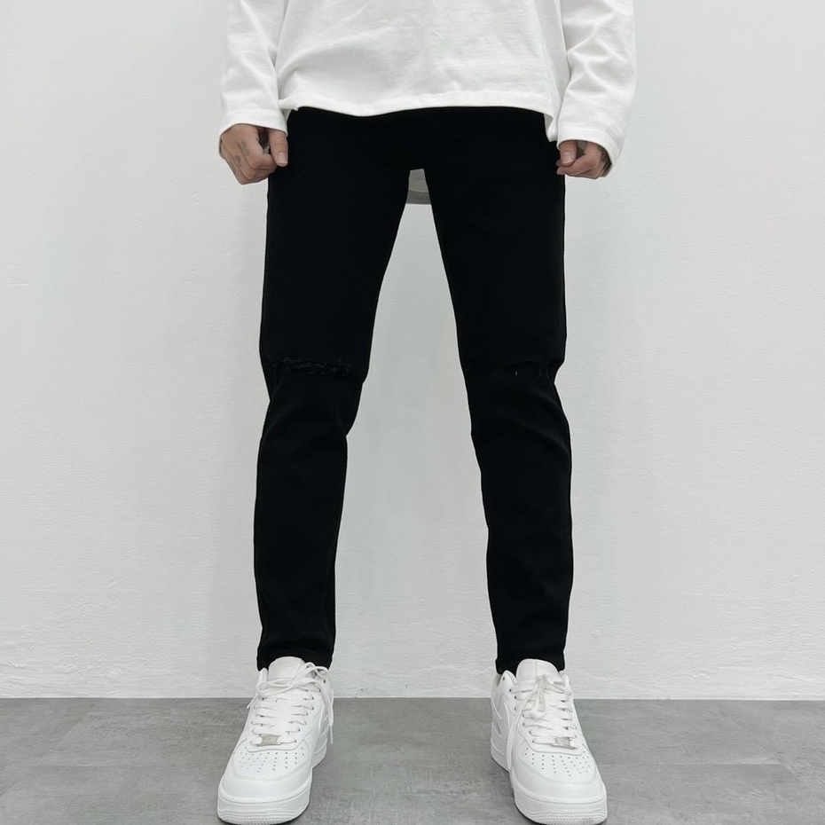 Quần jean nam chất bò cao cấp co dãn 4 chiều cực đẹp JEAN trơn from dáng skinny đẹp CAROLLSTORE Q01 Q02