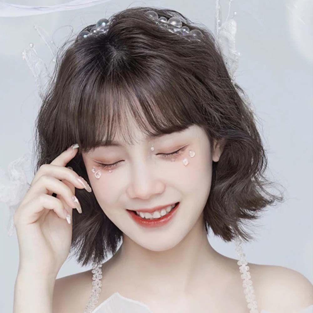 Bộ Tóc Giả Xoăn Dày Bằng Sợi Tổng Hợp Dành Cho Nữ