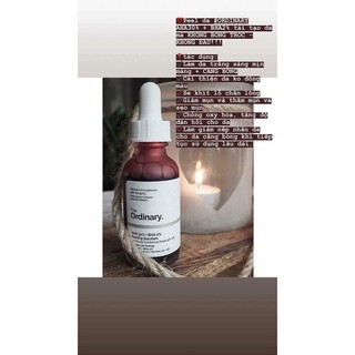 TẨY DA CHẾT The Ordinary AHA 30% + BHA 2% Peeling Solution