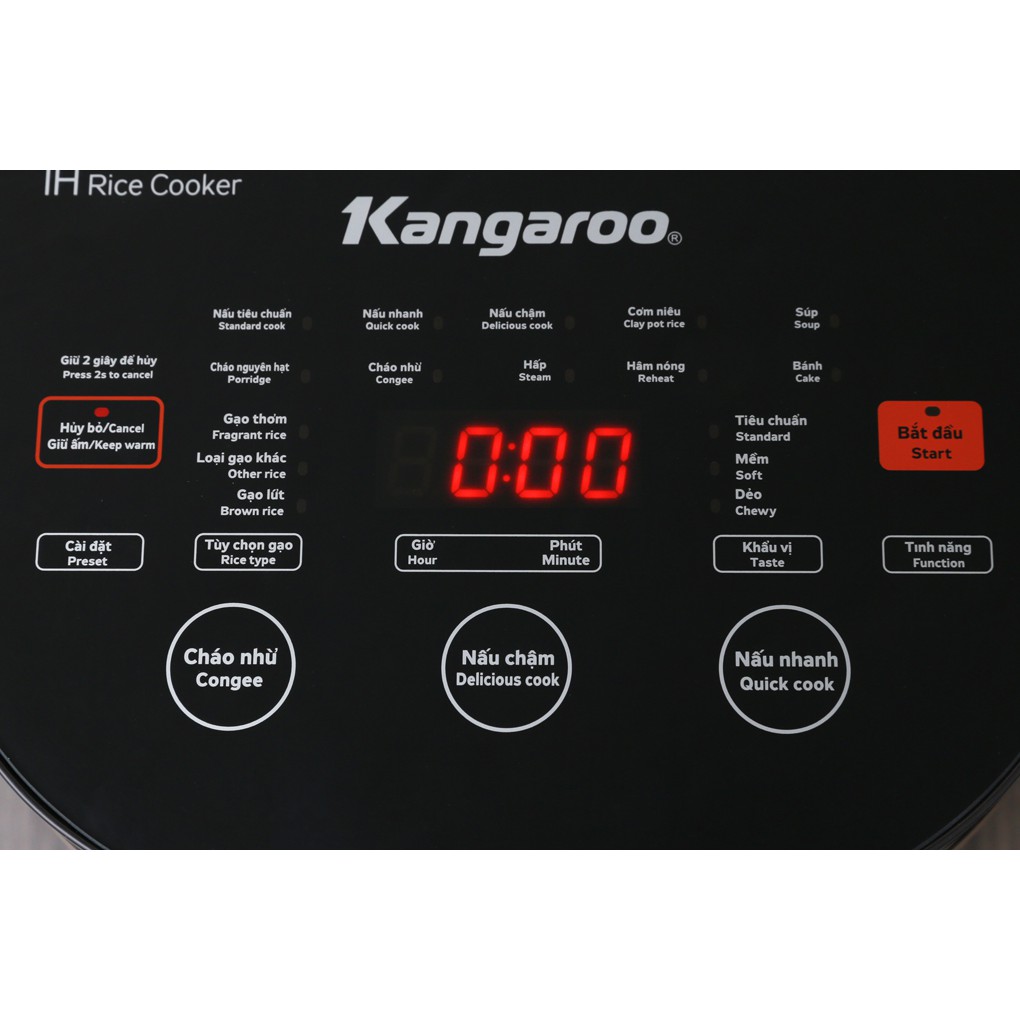 Nồi cơm điện cao tần Kangaroo 1.8 lít KG599N