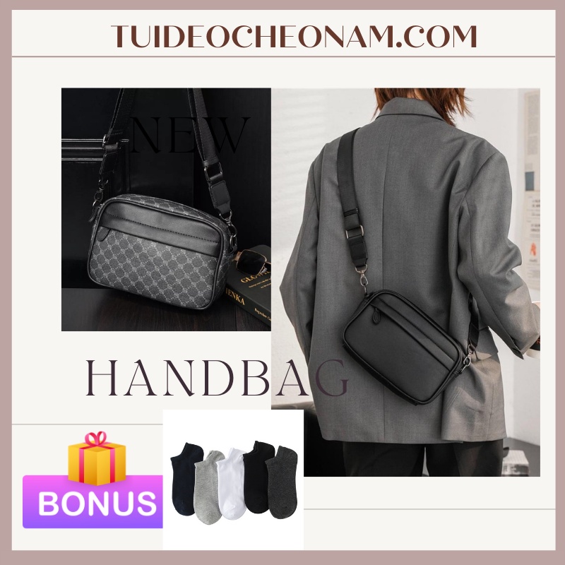 Túi đeo chéo nam Ttuis hộp đưa thư massge công sở sang trọng Mys Bag TX-0504