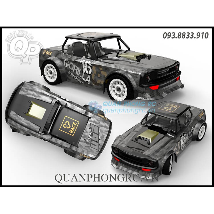 Xe điều khiển Udirc GORILLA 1604 1/16 2.4G 4WD High Speed RC Drift Car With LED Light