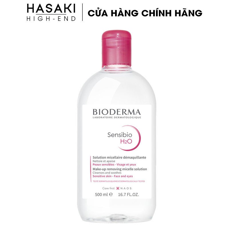 Nước Tẩy Trang Bioderma Dành Cho Da Nhạy Cảm Sensibio H2O 500ml