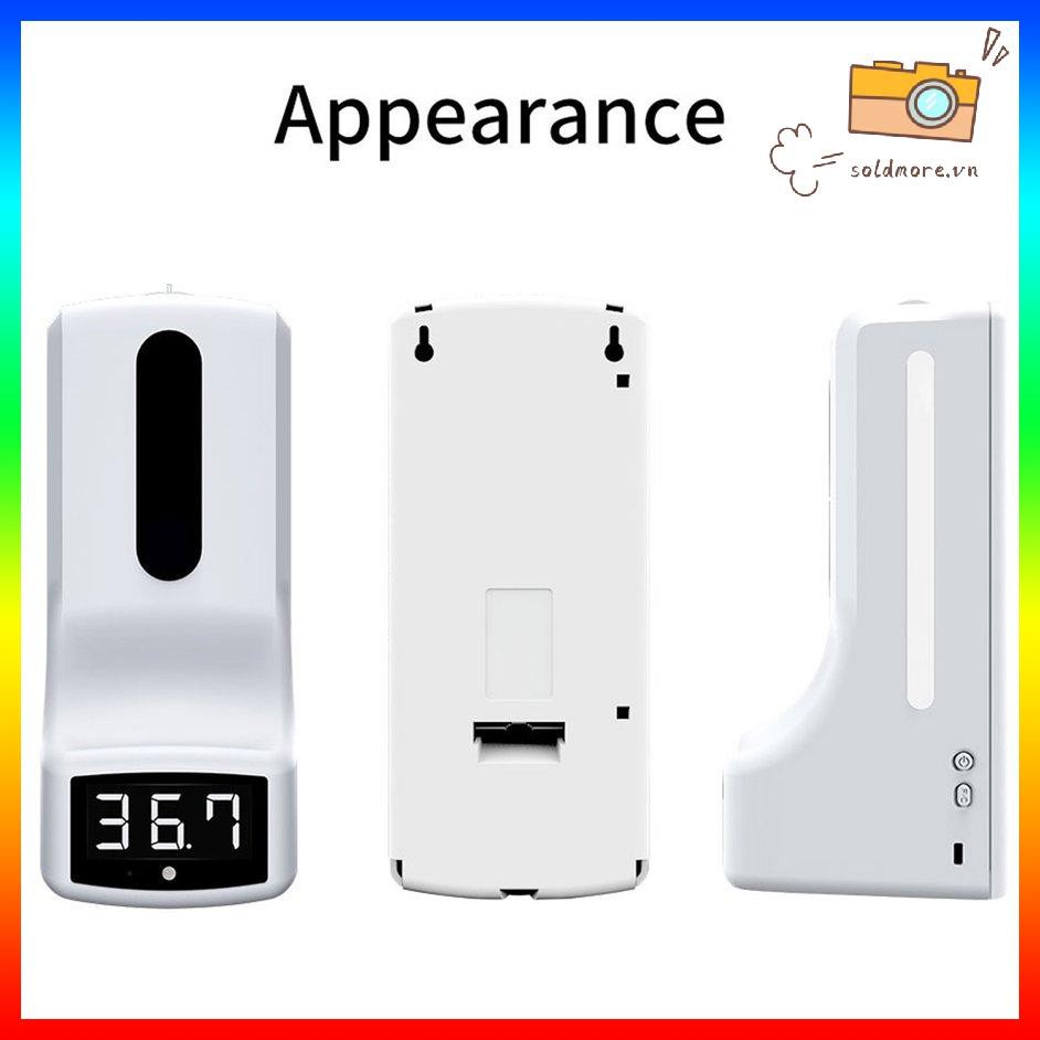 [SOE]  K9 Automatic Sensor Free Hand Soap Dispenser Infrared Thermometer Integrated Hotel Bathroom Hand Sanitizer Machine