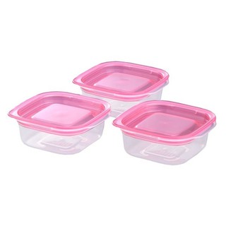 Bộ 3 hộp nhựa đựng đồ ăn dặm cho bé 90ml Hàng Nhật
