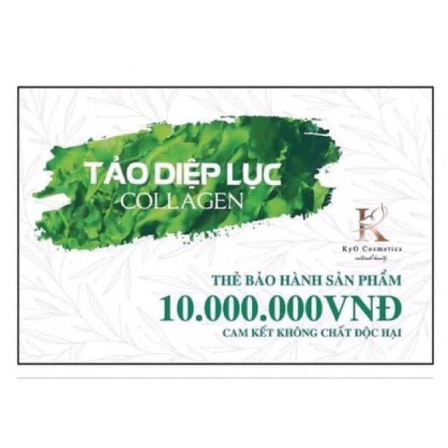 TẢO DIỆP LỤC COLLAGEN KYO HỘP 30 GÓI. | BigBuy360 - bigbuy360.vn