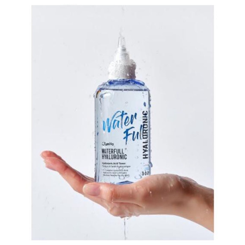 Nước hoa hồng cấp ẩm sâu giúp da mềm mịn Jumiso Waterfull Hyaluronic Toner 250ml