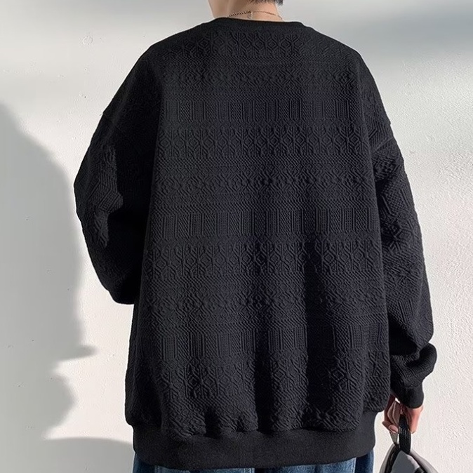 Áo sweater Cổ Tròn Dáng Rộng Phong Cách Thời Trang Hàn Quốc