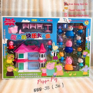BỘ ĐỒ CHƠI NGÔI NHÀ HEO PEPPA PIG, CÔNG CHÚA ELSA