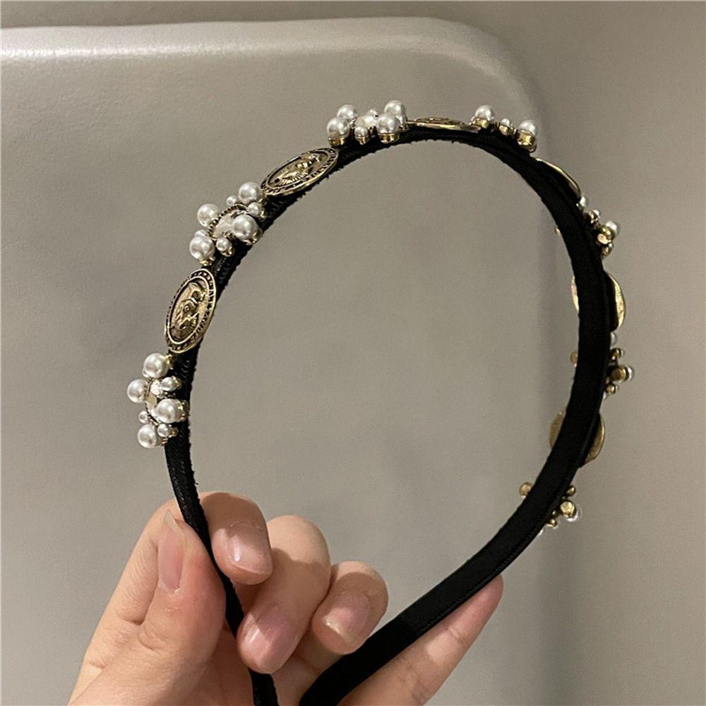 JARRED Băng đô cài tóc rửa mặt Đính Ngọc Trai Xinh Xắn Theo Phong Cách Hàn Quốc