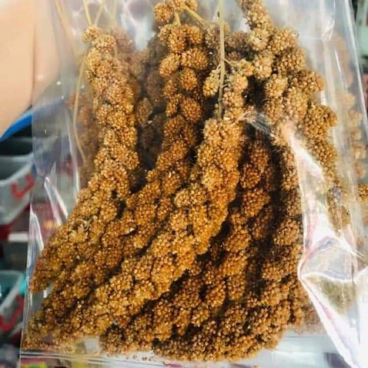 Kê bông nguyên chùm, thức ăn cho thú cưng, dùng tắm Bé rôm sảy- 100g