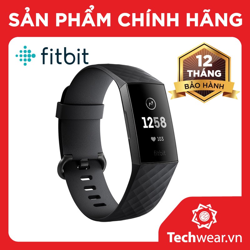 Vòng Đeo Sức Khoẻ Fitbit Charge 3