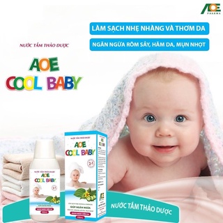 Nước tắm thảo dược aoe cool baby 250ml