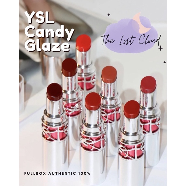 Son YSL Candy Glaze đủ bảng màu✨ - fullsize fullbox sẵn
