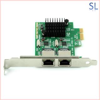 Ubit RJ45 x 2 Gigabit LAN Gigabit Ethernet PCI Express PCI-E Network Controller Card LAN Adapter PC