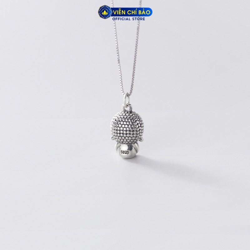 Dây chuyền bạc nữ trơn mặt Phật tiểu bạc Thái 925 thời trang nữ phụ kiện trang sức nữ Viễn Chí Bảo M000183 D400144