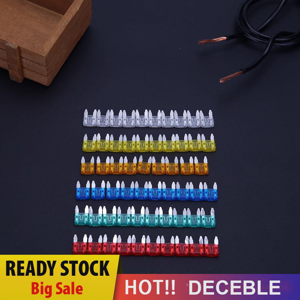 Set 60 Cầu Chì 5a 10a 15a 20a 25a 30a Cho Xe Ô Tô