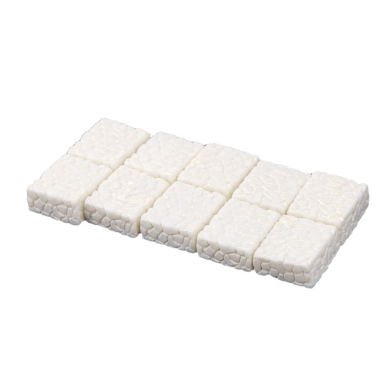 Bộ 10 bậc thang đá mini bằng resin trang trí sân vườn