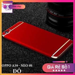 Ốp lưng 3 mảnh oppo A39 / A57 neo 9s - Màu Đen, Xanh, Vàng, Đỏ và Hồng