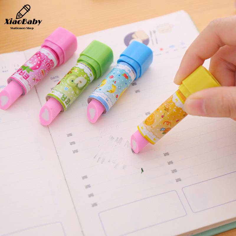 1 Cục Tẩy Bút Chì Hình Son Môi Mini Dễ Thương