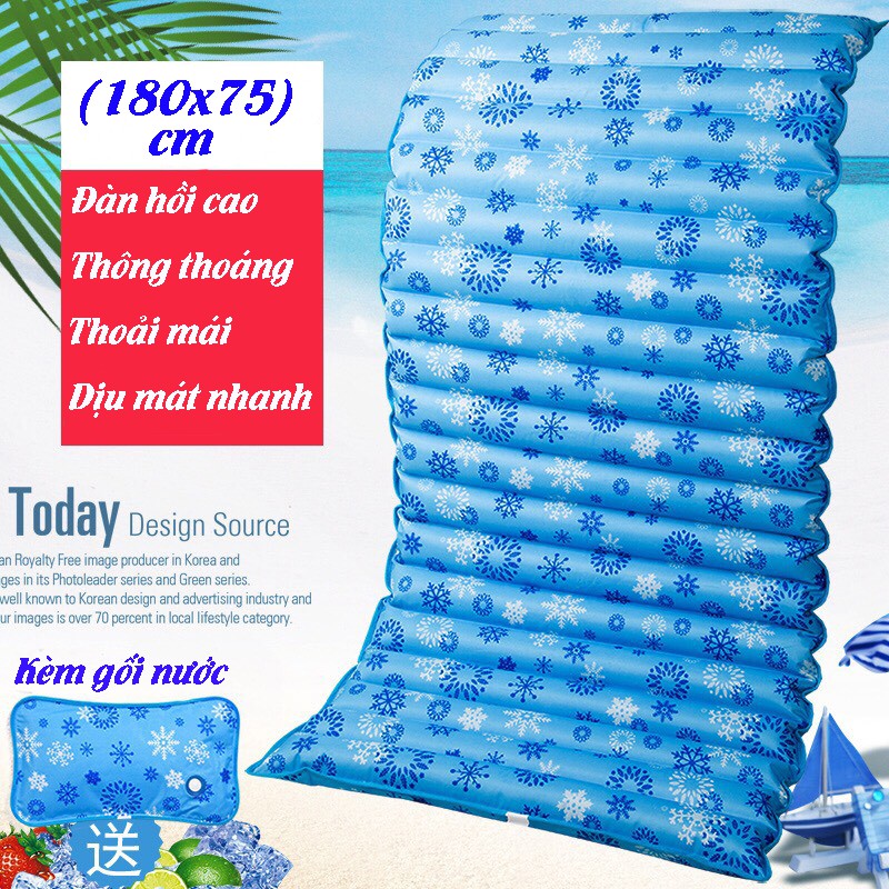 Đệm Nước Nằm Làm Mát Hạ Nhiệt Mùa Hè - Đệm Nước Gia Đình Lót Ghế Sofa Kích Thước cm