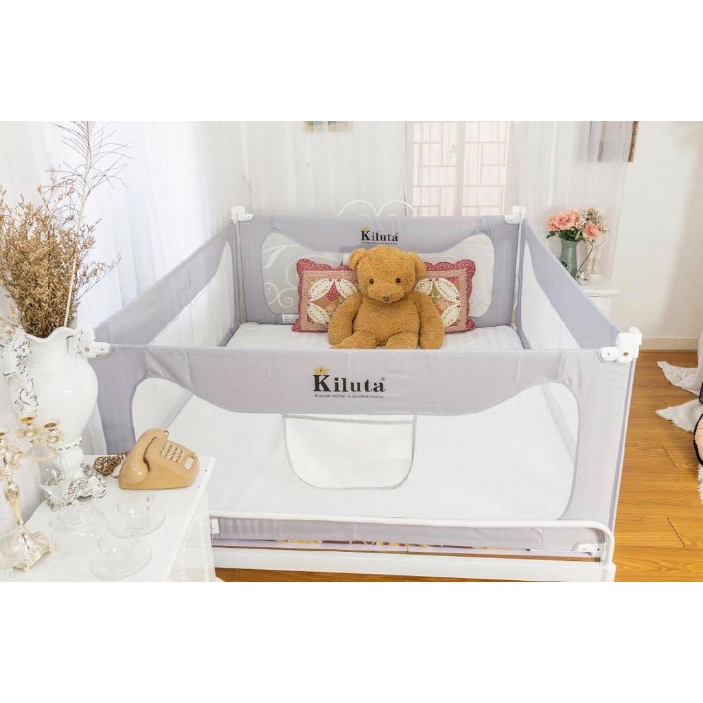 THANH CHẮN GIƯỜNG KILUTA CAO CẤP AN TOÀN CHO BÉ Babibu