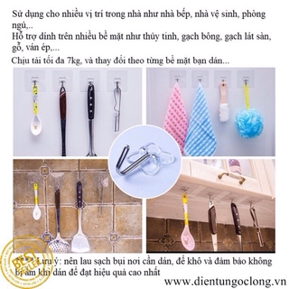 Combo 2 móc dán tường chịu lực nặng