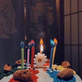 Set 5 Nến Hoa Cúc - Mặt Cười