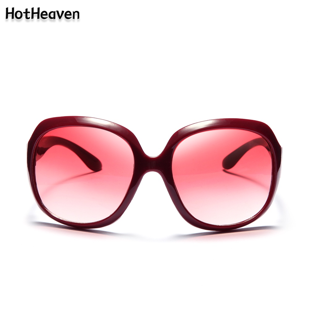 Kính Mát Gọng Oval Lớn Chống Tia UV400 Thời Trang 2 Kiểu Cho Nam &amp; Nữ