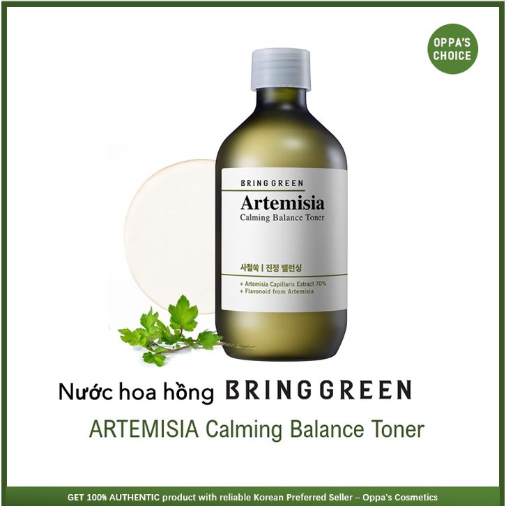 NƯỚC HOA HỒNG - BRING GREEN ARTEMISIA  CALMING BALANCE TONER  270ML