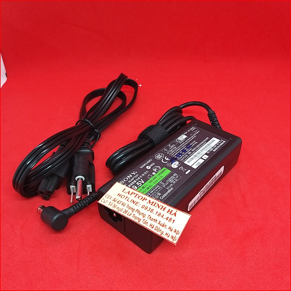 Sạc Sony Vaio PCG-NV290 PCG-NV309 PCG-NV55E/B PCG-NVR23 chính hãng,có logo vaio. tặng kèm dây nguồn