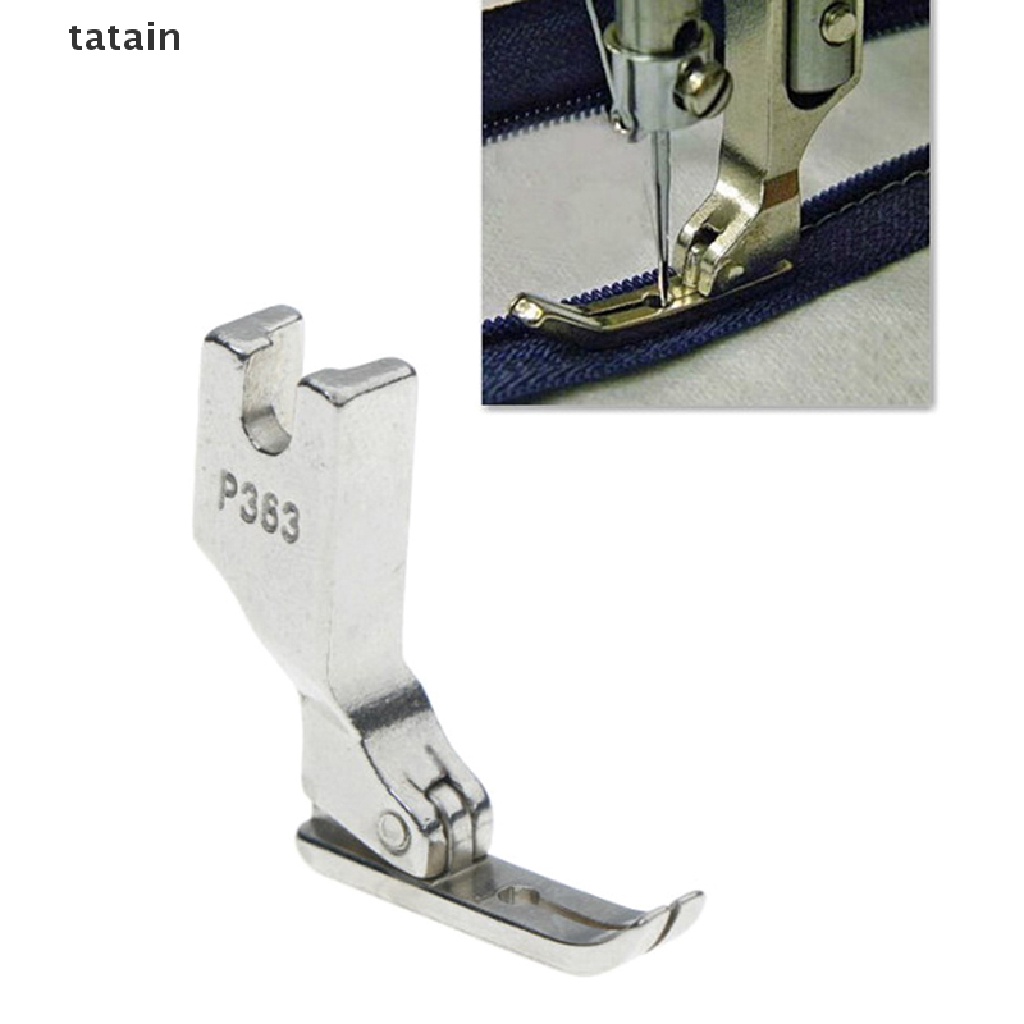 Chân máy bấm dây kéo công nghiệp không gỉ P363 cho máy may Juki của Brother CVX