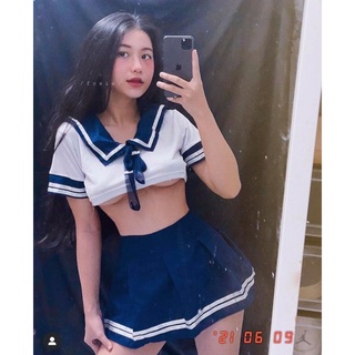 Set váy ngủ coslay học sinh