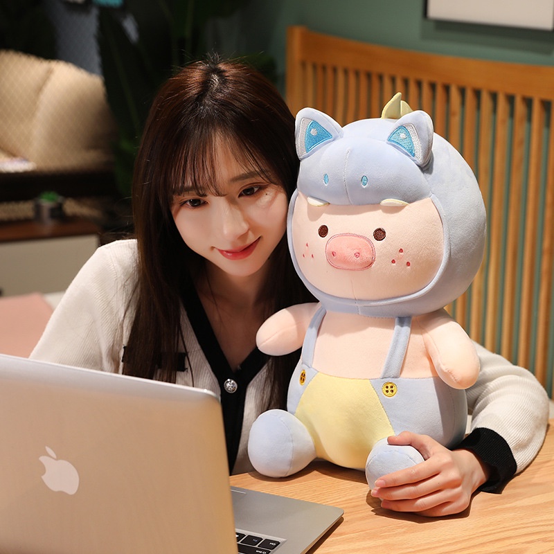 Thú Nhồi Bông Hình Chú Heo Xinh Xắn 25/35/45cm