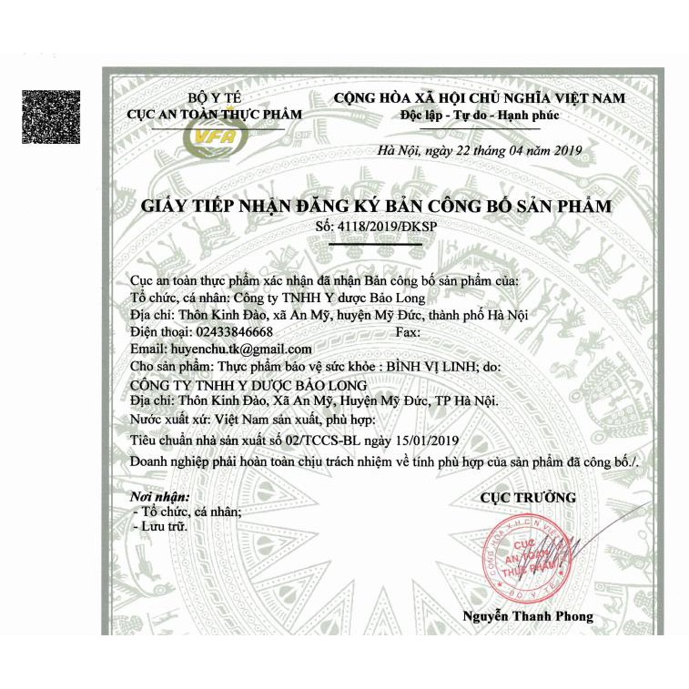 Viên uống Bình vị linh Y dược Bảo Long - Hỗ trợ điều tri đau dạ dày, trào ngược, ợ hơi khó tiêu