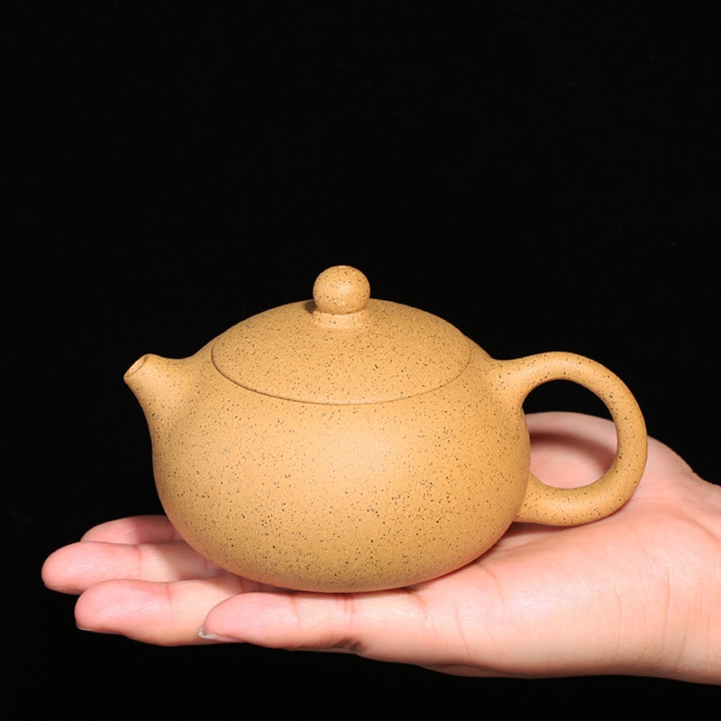 ∈◄Yixing Classic Tea Pot Màu tím Đất sét Xi shi Ấm đun nước quặng làm đẹp 188 Bộ lọc lỗ bi Thủ công Bộ trà Quà tặng tùy