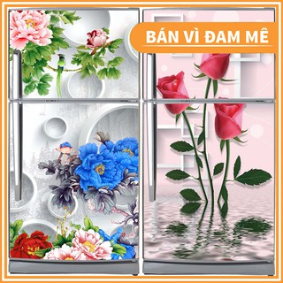 🥀Giấy dán tường, tủ lạnh hoạ tiết hoa🥀