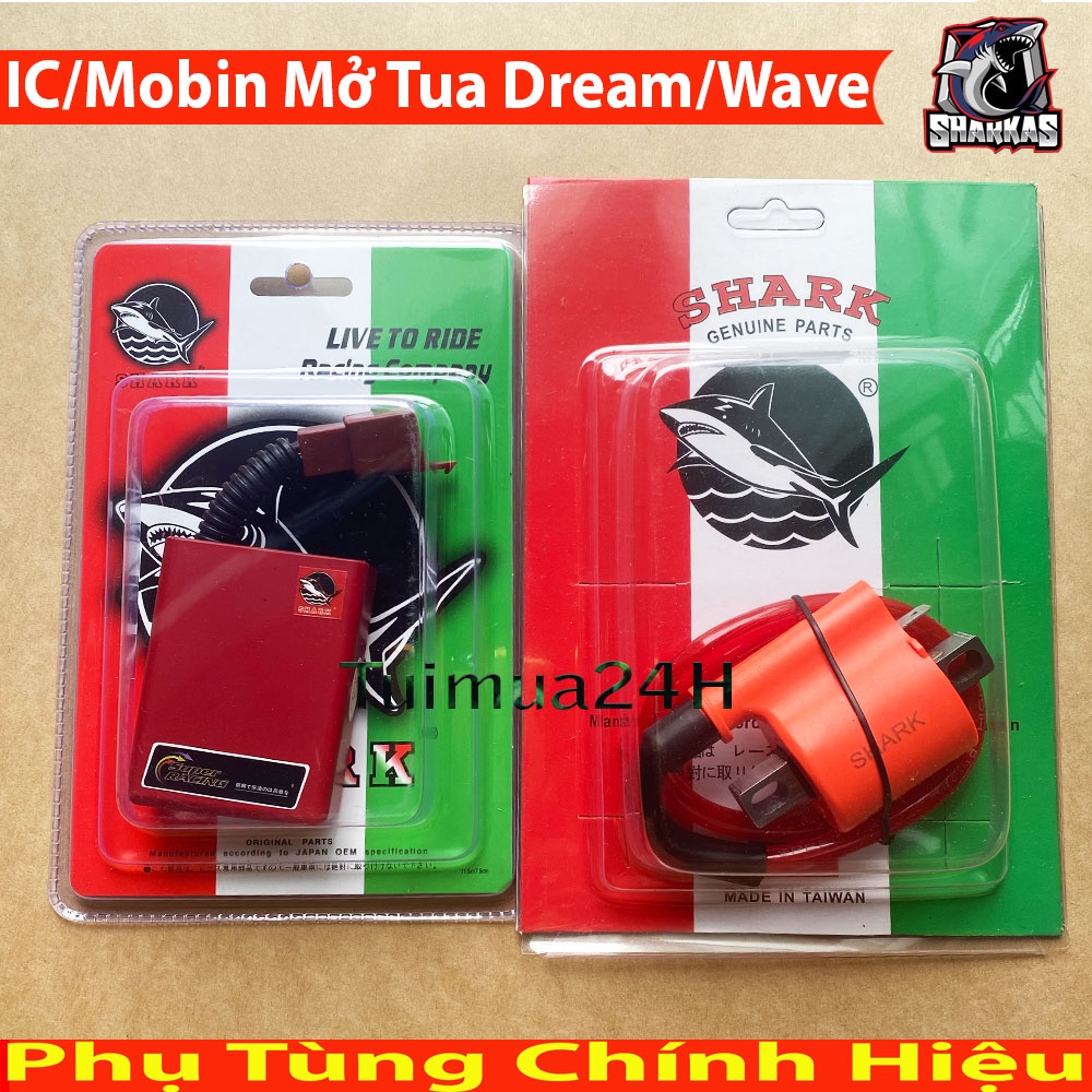 Mobin Sườn và IC Độ mở tua SHARK Dream, Wave 100, Sirius 50cc, Galaxy 50cc