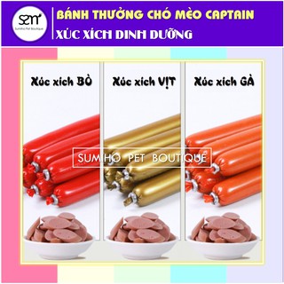 Xúc xích cho chó mèo Captain