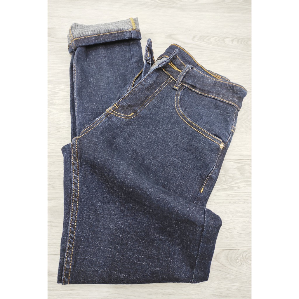 Quần Jean Nam Xanh Đậm - Premium Blue Jean