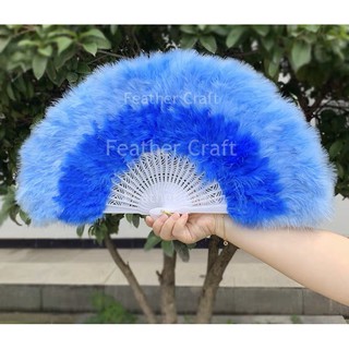 phụ kiện hầu đồng - quạt lông vũ nhiều màu